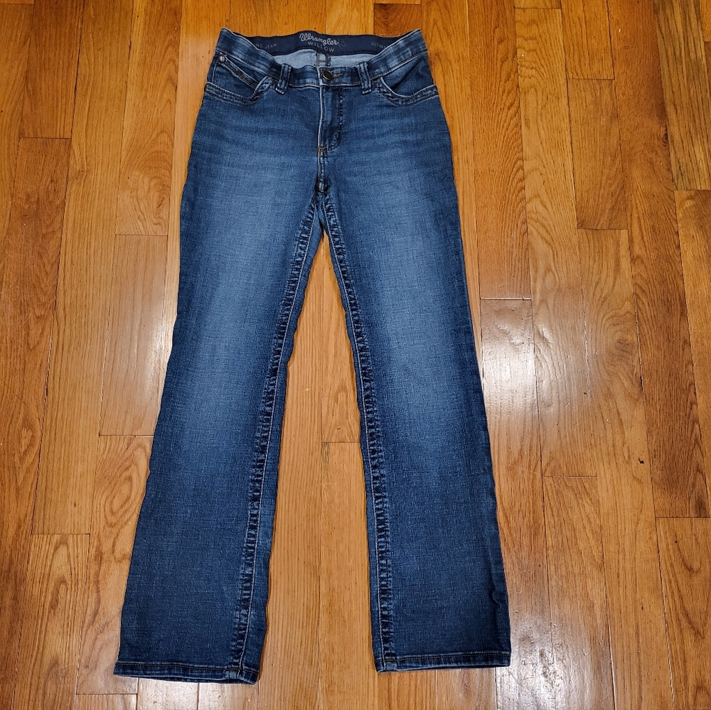 Wrangler Willow Dark Blue Women's Boot Cut Jeans Size 7x32